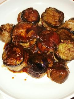 なすの挽き肉のはさみ焼き-レシピのメイン写真