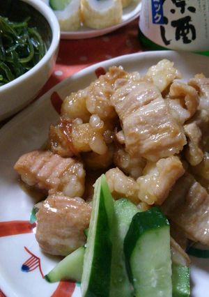 焼肉のタレで簡単!居酒屋風ホルモン!-レシピのメイン写真