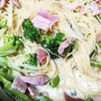 野菜のクリームスープパスタ