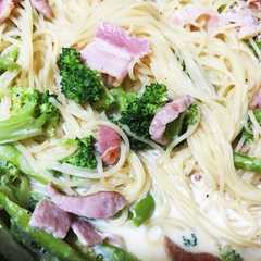 野菜のクリームスープパスタ-レシピのメイン写真