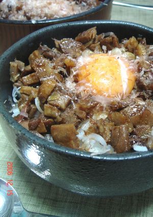 ■角煮たまカツオ節丼■-レシピのメイン写真