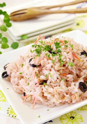 炊飯器で桜えびとオリーブのピラフ♡-レシピのメイン写真