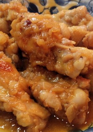 味噌とカレ一粉で♪チキンオニオンソース-レシピのメイン写真