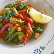 モロッコ風ミックススパイスでひよこ豆ソテ