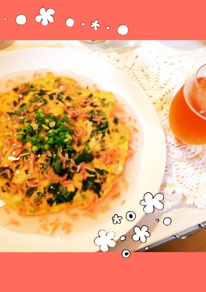 春野菜の卵とじ✨桜しおあんかけ✨大皿で♪-レシピのメイン写真