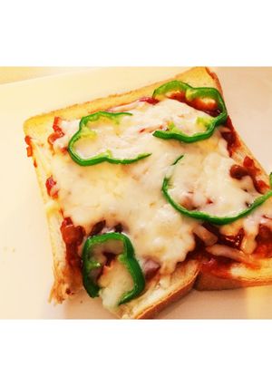 ピザトースト-レシピのメイン写真