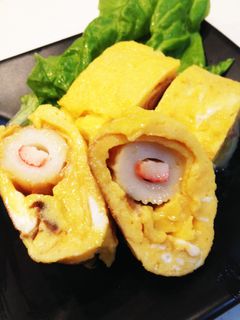 ☆お弁当に!竹輪巻き込み玉子焼き☆-レシピのメイン写真