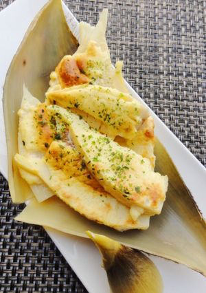 旬　筍の味噌チーズ焼き～♪-レシピのメイン写真