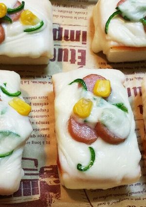 簡単♪気持ち(餅)ピザ♪-レシピのメイン写真