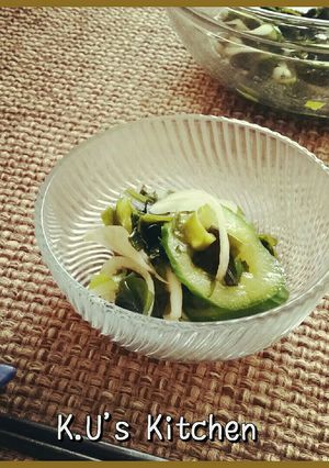 わかめと玉ねぎの酢物-レシピのメイン写真