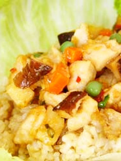 発芽玄米のレタス包みご飯-レシピのメイン写真
