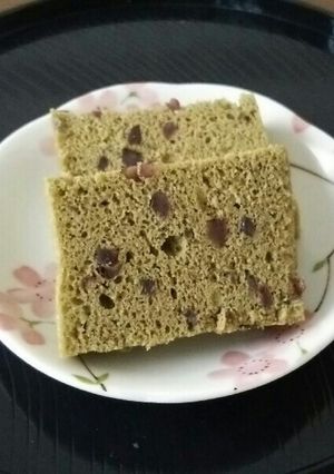 電子レンジで簡単★抹茶カステラ-レシピのメイン写真