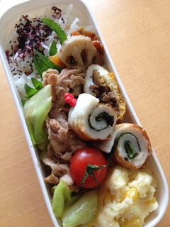 豚肉とキャベツの塩炒め弁当-レシピのメイン写真