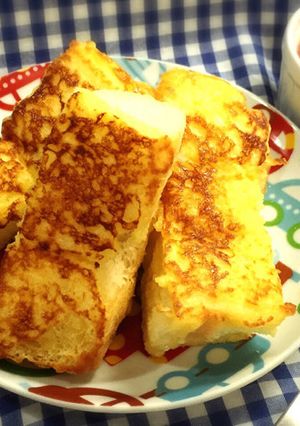 ぷるぷるフレンチトースト♡-レシピのメイン写真