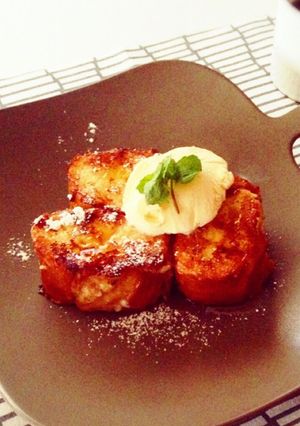 カフェ風フレンチトースト-レシピのメイン写真