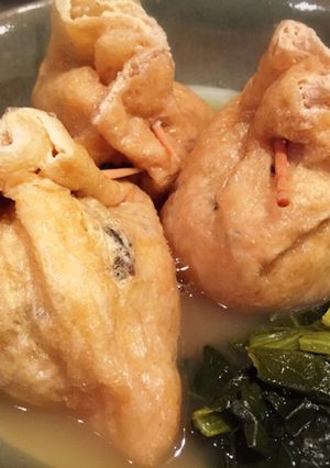 ひじき煮リメイク！巾着の煮浸し☆-レシピのメイン写真