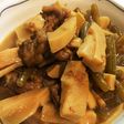 たけのことふきの煮物
