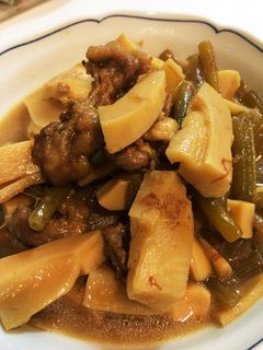 たけのことふきの煮物-レシピのメイン写真