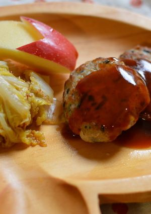 保育園のひじきハンバーグ-レシピのメイン写真