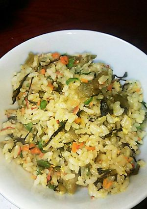高菜チャーハン-レシピのメイン写真