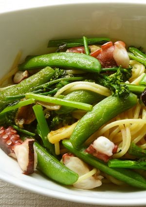 柚子胡椒のペペロンチーノ❀パスタランチ-レシピのメイン写真