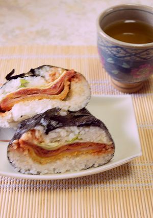 おにぎらず塾　−ハムカツdeおにぎらずー-レシピのメイン写真