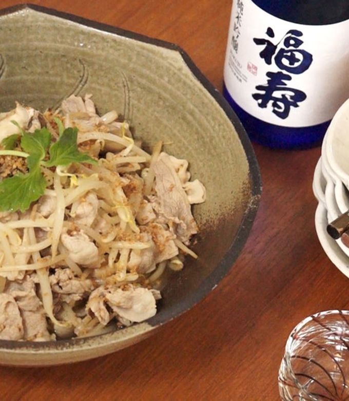 もやしと豚肉のあっさりしゃぶしゃぶ和え-レシピのメイン写真