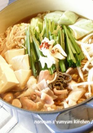 あったかうまいもつ鍋（醤油味）♪-レシピのメイン写真