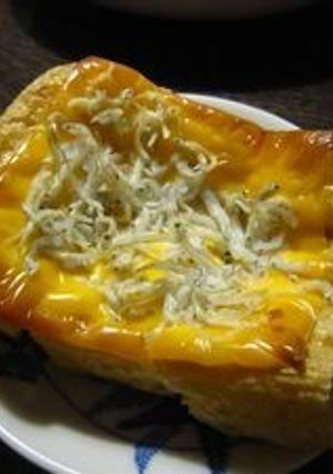 栃尾の油揚げの♪釜揚げしらすチーズ焼き-レシピのメイン写真