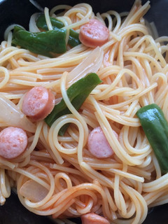 鍋で、ワンポットパスタ(ナポリタン)-レシピのメイン写真