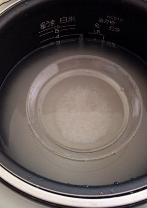 初・離乳食☆5ヶ月〜炊飯器で10倍がゆ-レシピのメイン写真