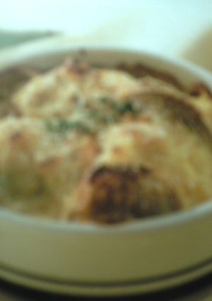 そば団子入り根菜グラタン　（豆乳ソース）-レシピのメイン写真