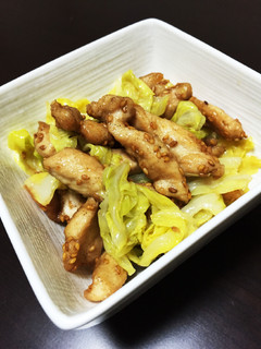 鶏むね肉と春キャベツのさっぱり和え-レシピのメイン写真
