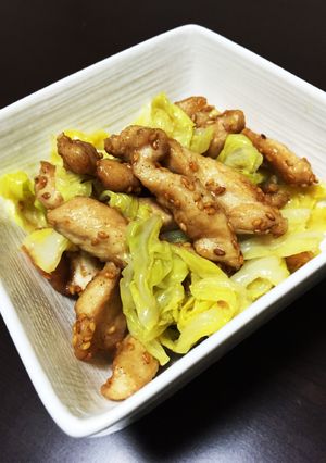 鶏むね肉と春キャベツのさっぱり和え-レシピのメイン写真