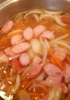 細切り野菜とウィンナーのコンソメスープ☆-レシピのメイン写真