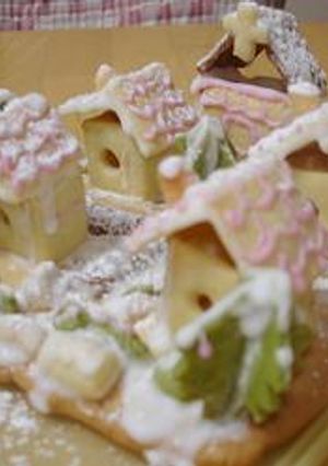 ★クリスマスビレッジ（お菓子の村）☆-レシピのメイン写真