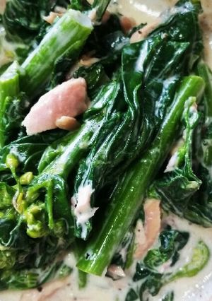 すごーく簡単菜の花マヨポン♪-レシピのメイン写真