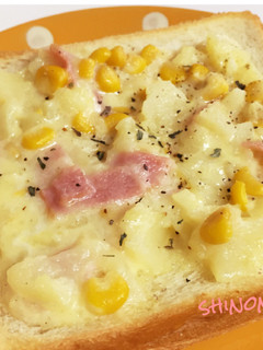 朝食に♪とろ〜りポテトのグラタントースト-レシピのメイン写真