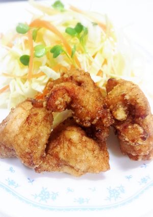りんごの果汁で、むね肉のあっさり唐揚げ-レシピのメイン写真