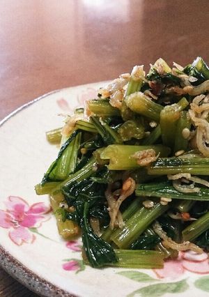 節約　小かぶの葉の炒めもの-レシピのメイン写真