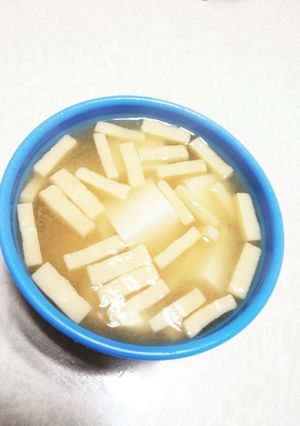 高野豆腐と豆腐の味噌汁-レシピのメイン写真