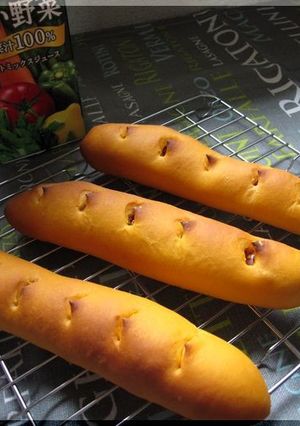 野菜ジュースのスティックパン-レシピのメイン写真