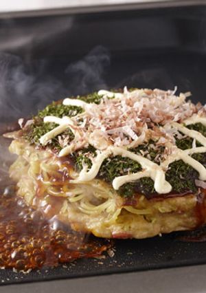 たっぷりキャベツのモダン焼き-レシピのメイン写真