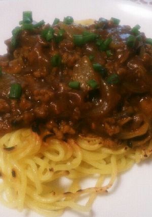 ちょっとどんぶりで♪和風カレー堅焼きそば-レシピのメイン写真