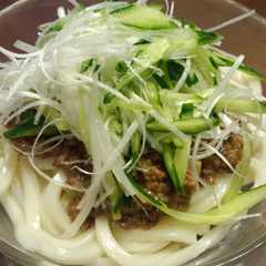 รูปของ スタミナ満点！肉味噌うどん☆