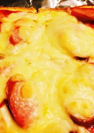 忙しい朝でも　サクサクピザトースト-レシピのメイン写真