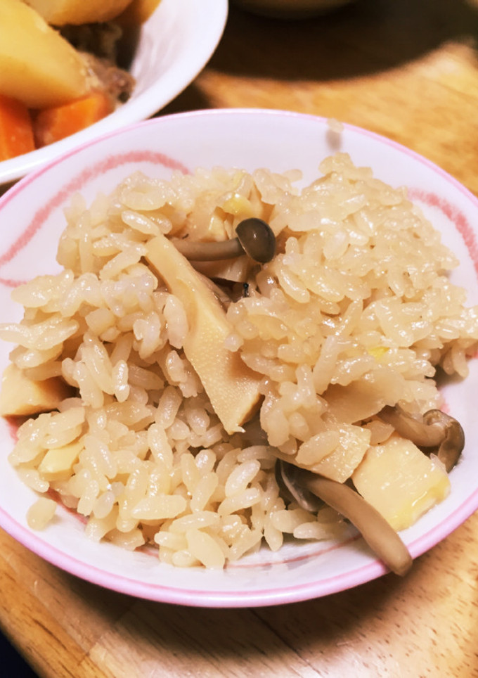 たけのことしめじの炊き込みご飯-レシピのメイン写真