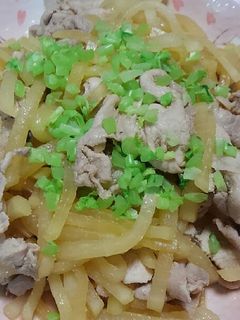 豚こまと大根のカンタン炒め!-レシピのメイン写真