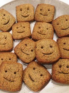 ハチミツde黒ごまきな粉クッキー♡-レシピのメイン写真