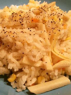 炊飯器で美味!!筍ピラフ-レシピのメイン写真